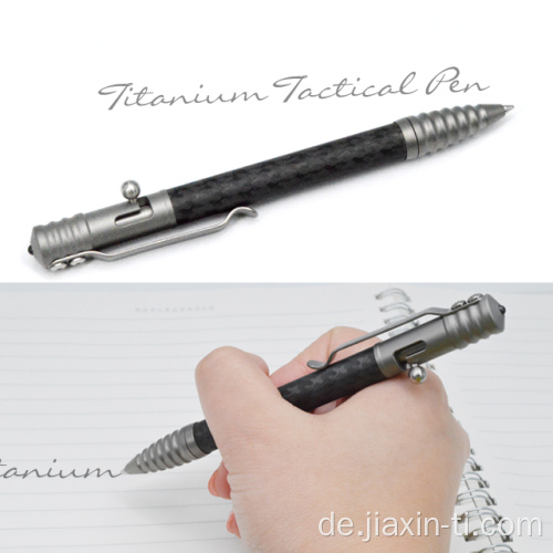 Multi funktionales Überleben Customized Titanium Writing Pen